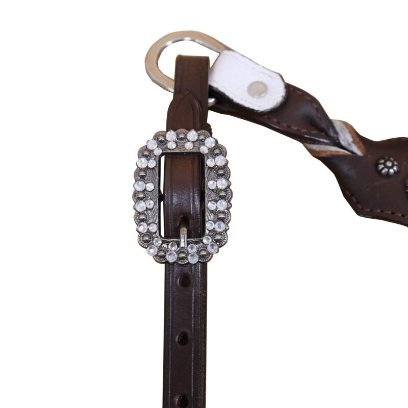 Western Leather Headstall Tack Set (HSBM 114370) - Image 9