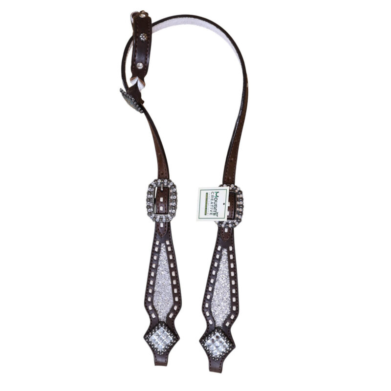 Western Leather Headstall Tack Set (HSBM 114370) - Image 4