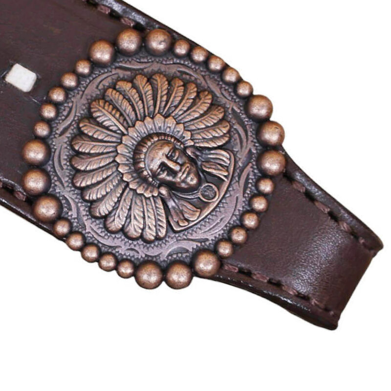 Western Leather Headstall Tack Set (HSBM 114372) - Image 8
