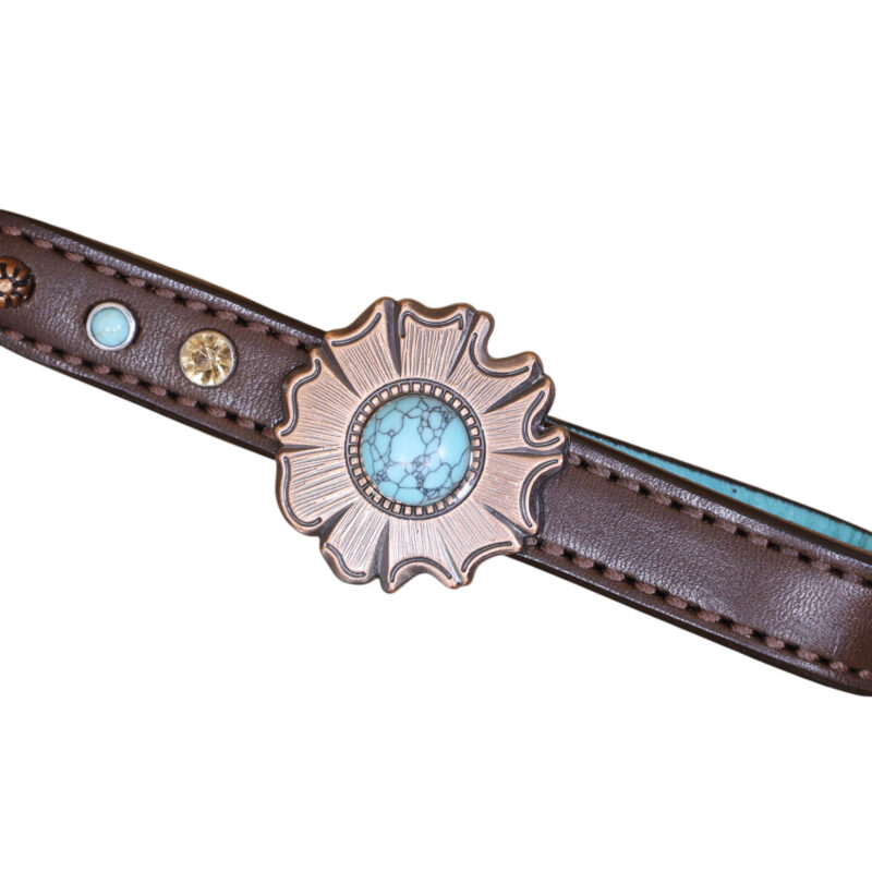 Western Leather Headstall Tack Set (HSBM 114376) - Image 7