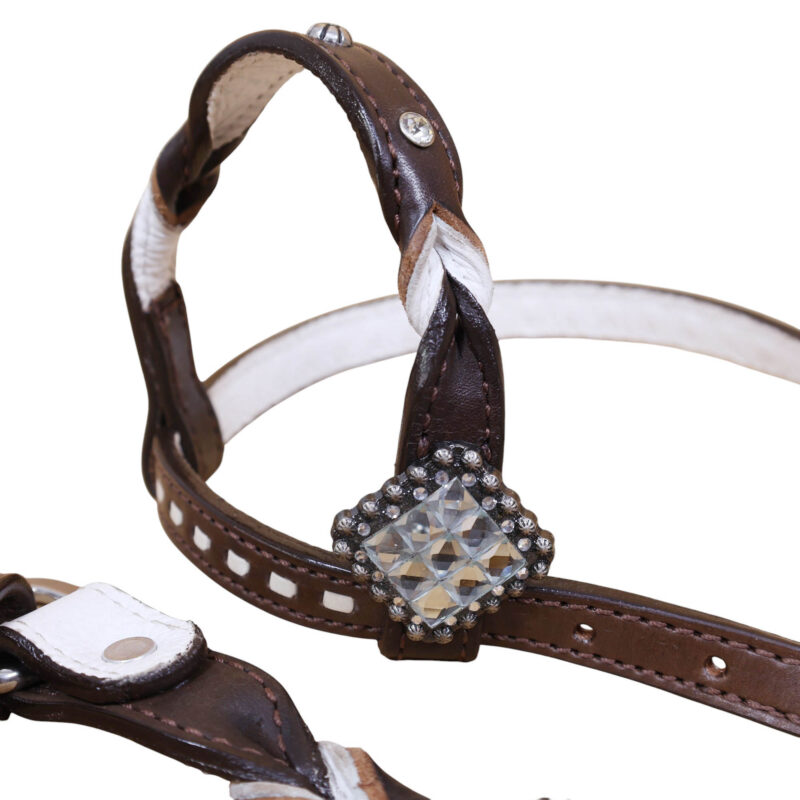 Western Leather Headstall Tack Set (HSBM 114370) - Image 5