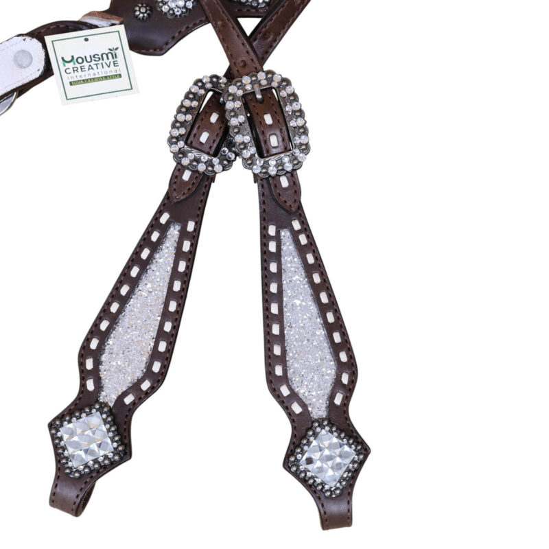 Western Leather Headstall Tack Set (HSBM 114370) - Image 6