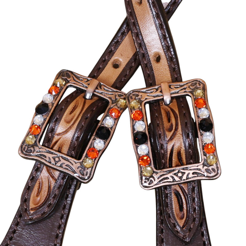Western Leather Headstall Tack Set (HSBM 114365) - Image 7