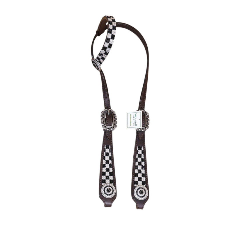 Western Leather Headstall Tack Set (HSBM 114360) - Image 3
