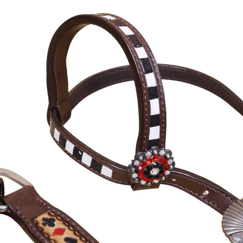 Western Leather Headstall Tack Set (HSBM 114366) - Image 4
