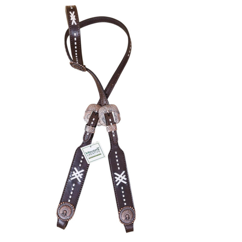 Western Leather Headstall Tack Set (HSBM 114372) - Image 4