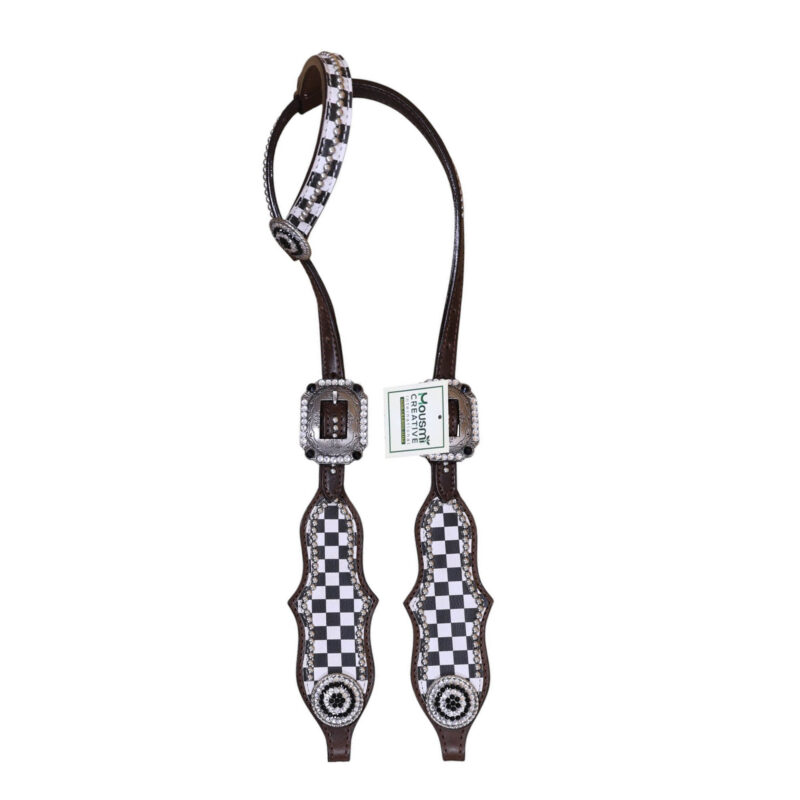 Western Leather Headstall Tack Set (HSBM 114356) - Image 3