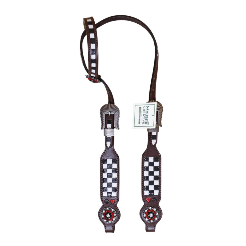 Western Leather Headstall Tack Set (HSBM 114366) - Image 3