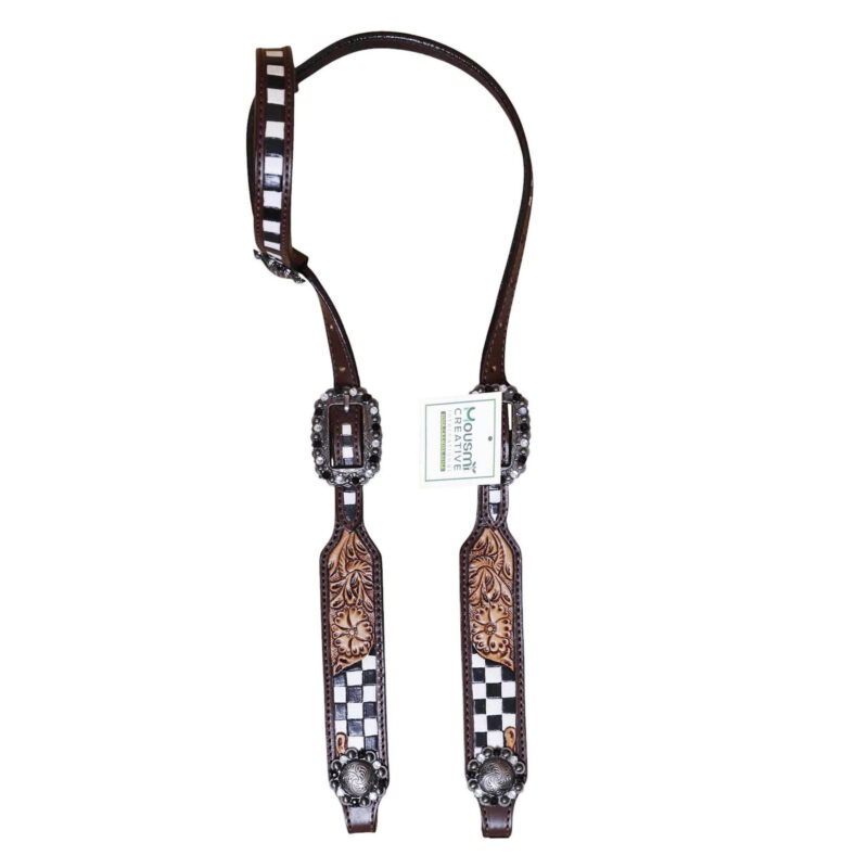 Western Leather Headstall Tack Set (HSBM 114367) - Image 8