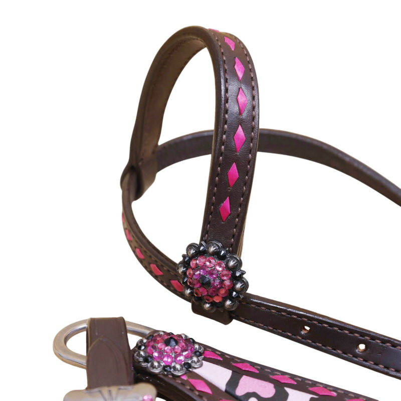 Western Leather Headstall Tack Set (HSBM 114371) - Image 5