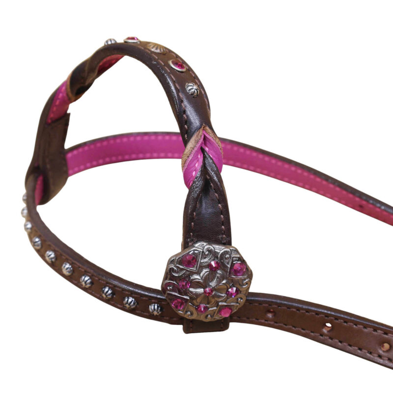 Western Leather Headstall Tack Set (HSBM 114375) - Image 4