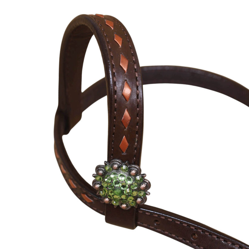 Western Leather Headstall Tack Set (HSBM 114390) - Image 5