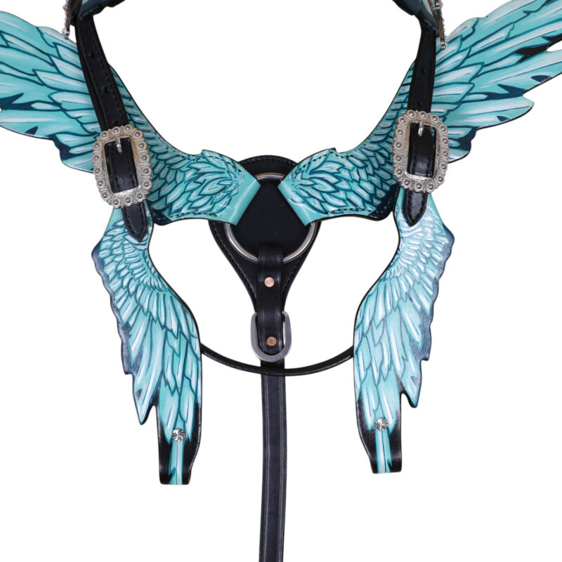 Western Leather Headstall Tack Set (HSBM 114389) - Image 2