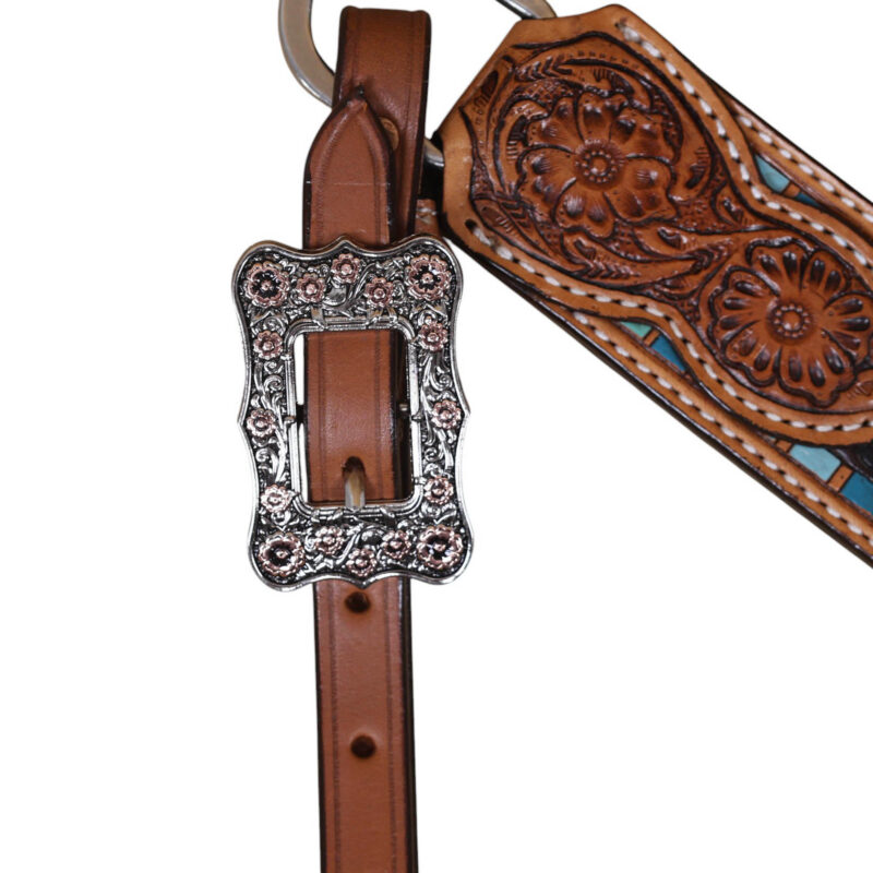 Western Leather Headstall Tack Set (HSBM 114397) - Image 8