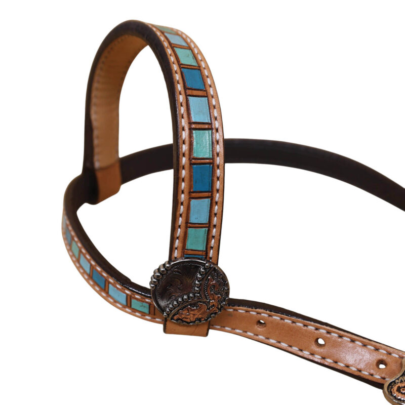 Western Leather Headstall Tack Set (HSBM 114397) - Image 5