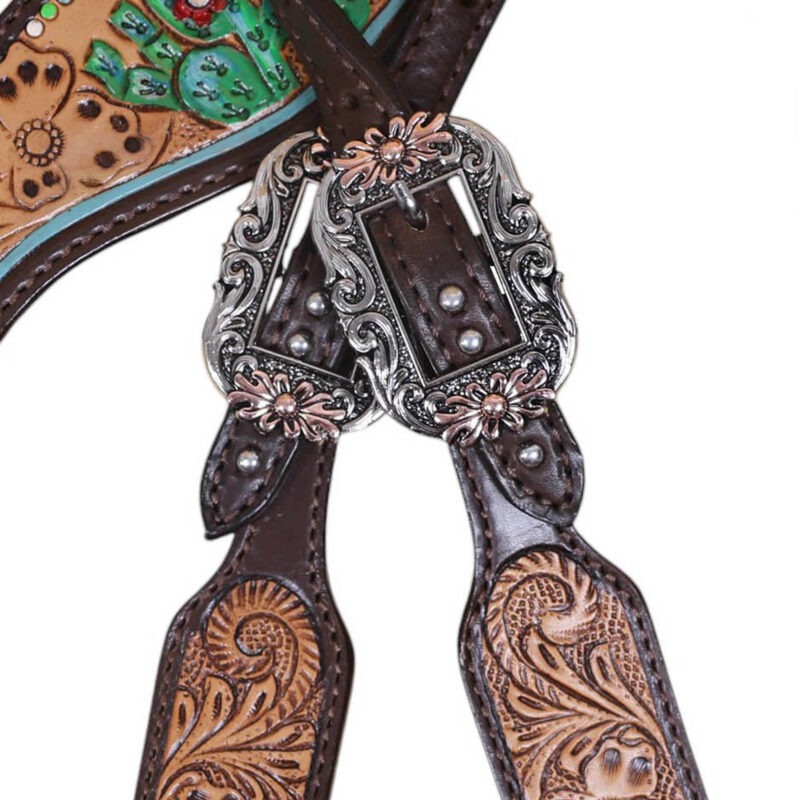 Western Leather Headstall Tack Set (HSBM 114393) - Image 8