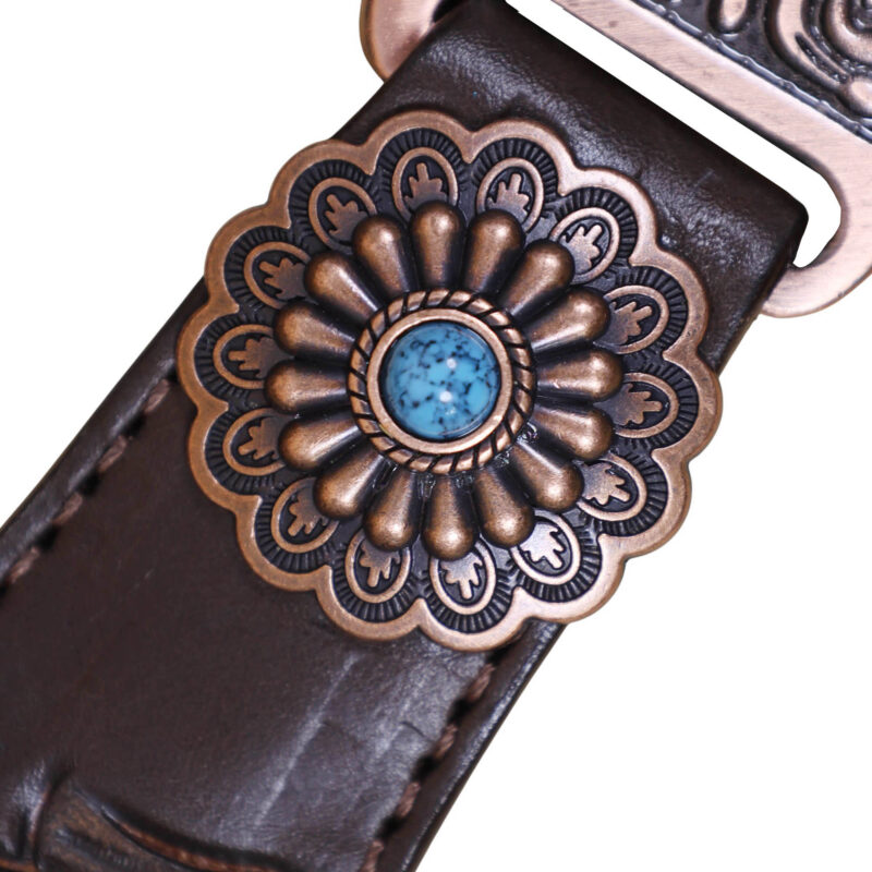 Western Leather Headstall Tack Set (HSBM 114381) - Image 6