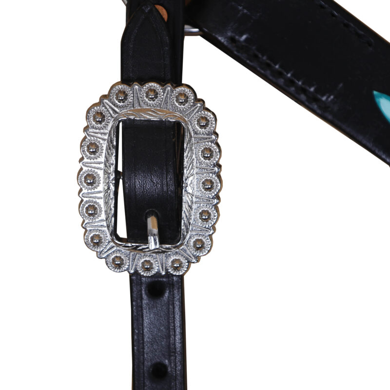 Western Leather Headstall Tack Set (HSBM 114389) - Image 6