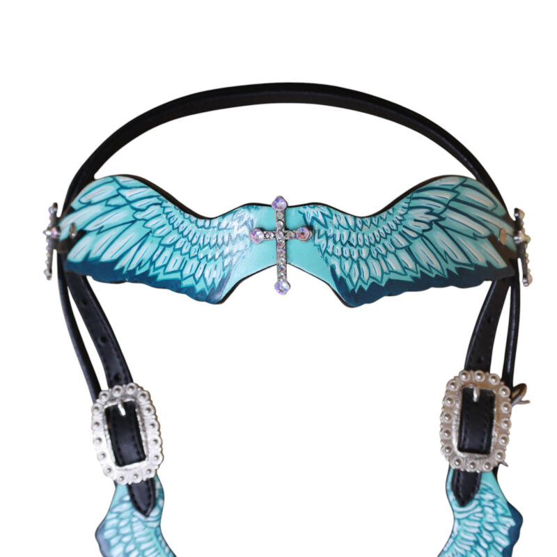 Western Leather Headstall Tack Set (HSBM 114389) - Image 7