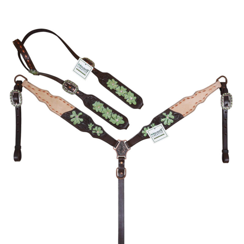 Western Leather Headstall Tack Set (HSBM 114390) - Image 9