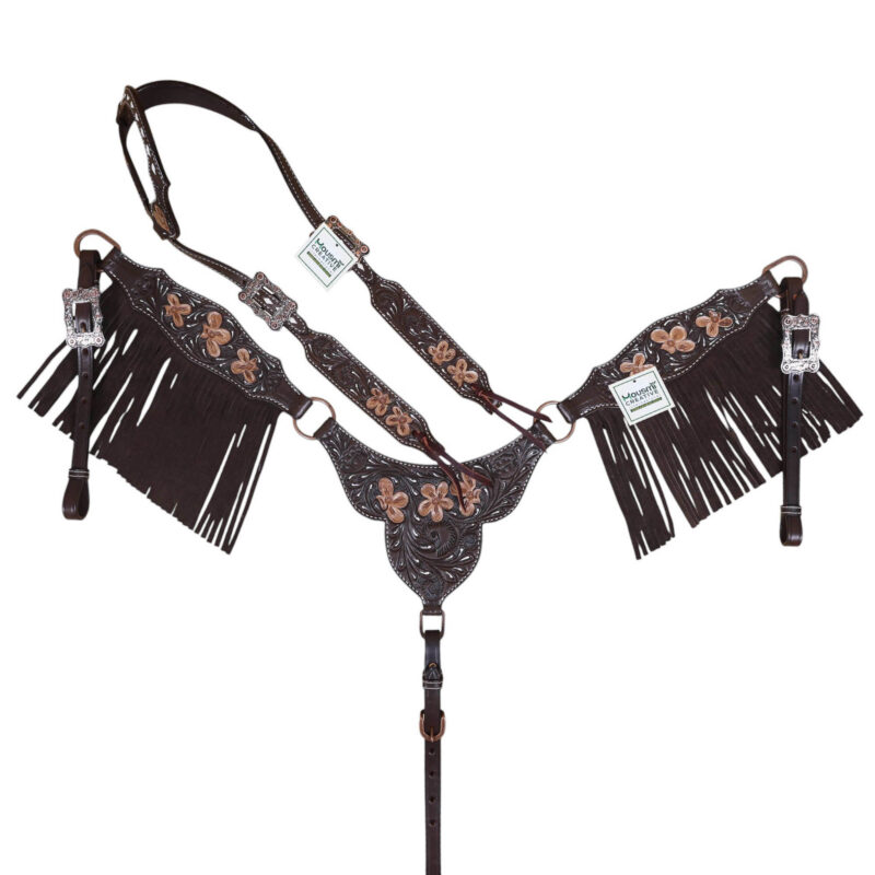 Western Leather Headstall Tack Set (HSBM 114392)