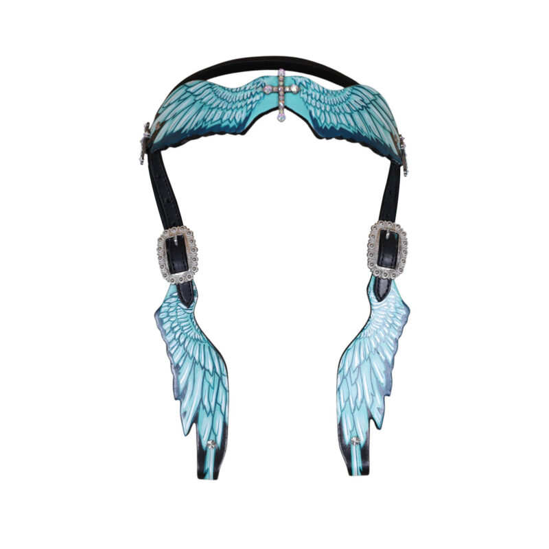 Western Leather Headstall Tack Set (HSBM 114389) - Image 3