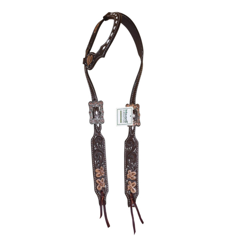 Western Leather Headstall Tack Set (HSBM 114392) - Image 5