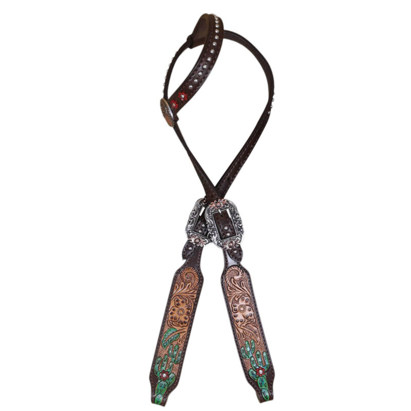 Western Leather Headstall Tack Set (HSBM 114393) - Image 6
