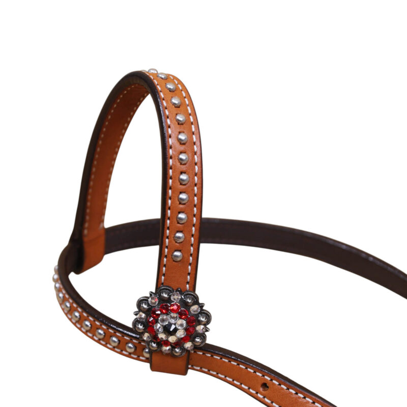 Western Leather Headstall Tack Set (HSBM 114399) - Image 2