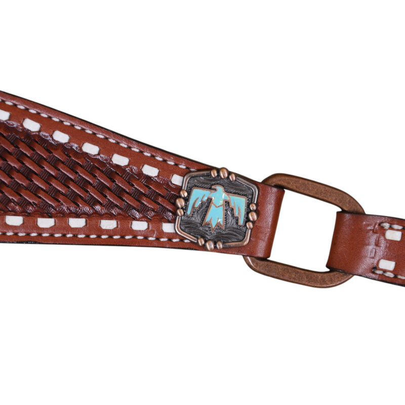 Western Leather Headstall Tack Set (HSBM 114401) - Image 7