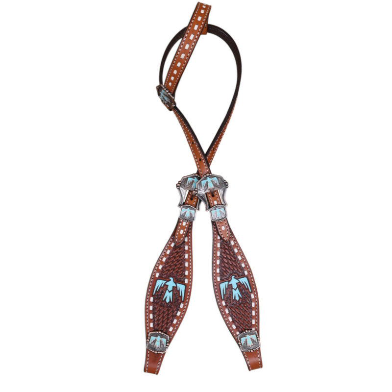 Western Leather Headstall Tack Set (HSBM 114401) - Image 8