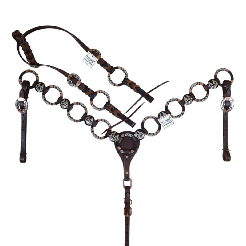 Western Leather Ring Tack Set (HSBM 114402)