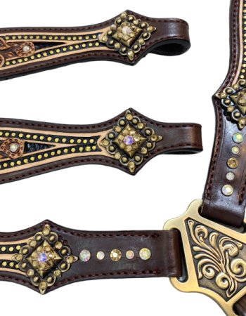 Headstall And Breastcollar Set HSBM 114160